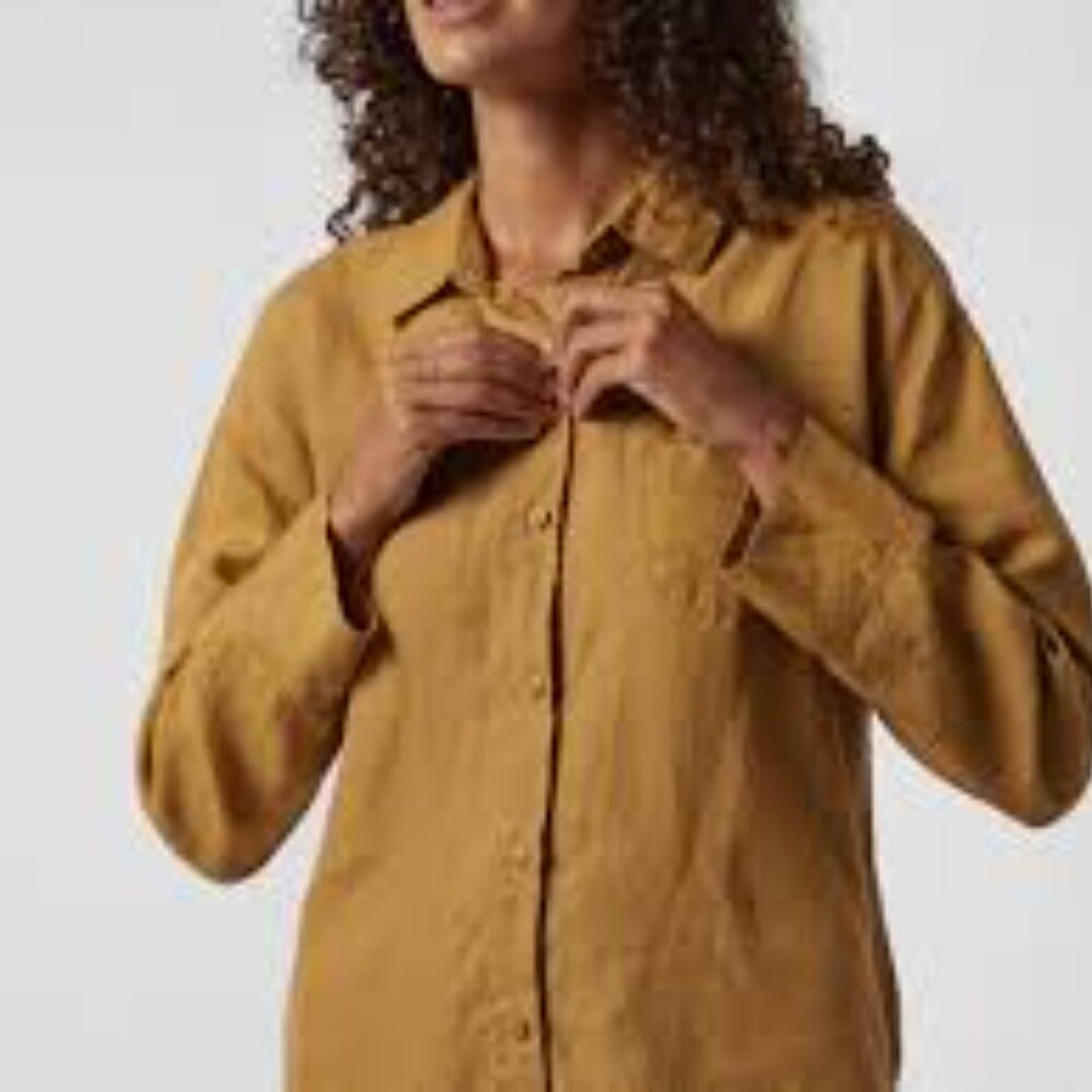 Parachute Home Large Flax linen shirt